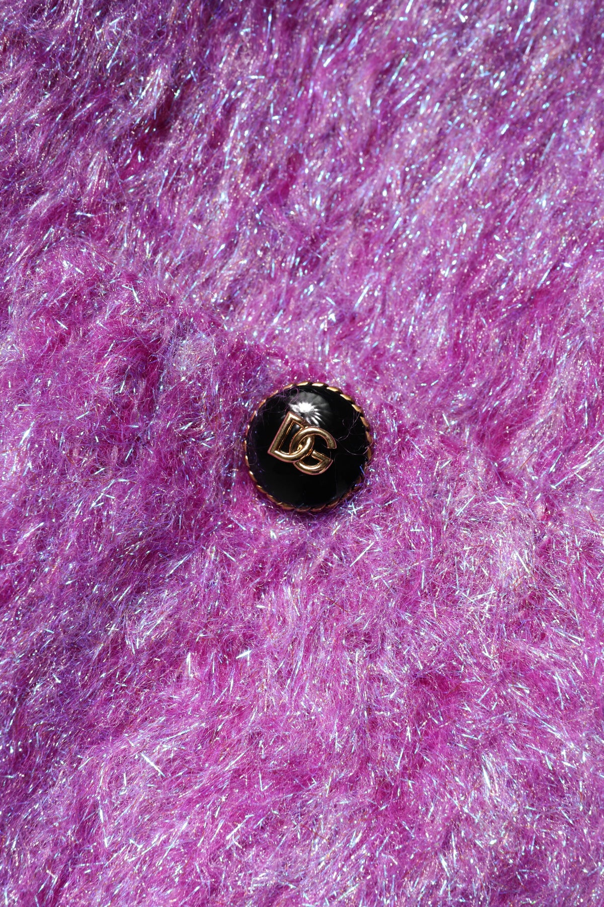 Dolce & Gabbana Purple Button Embellished Trench Coat Jacket for Women