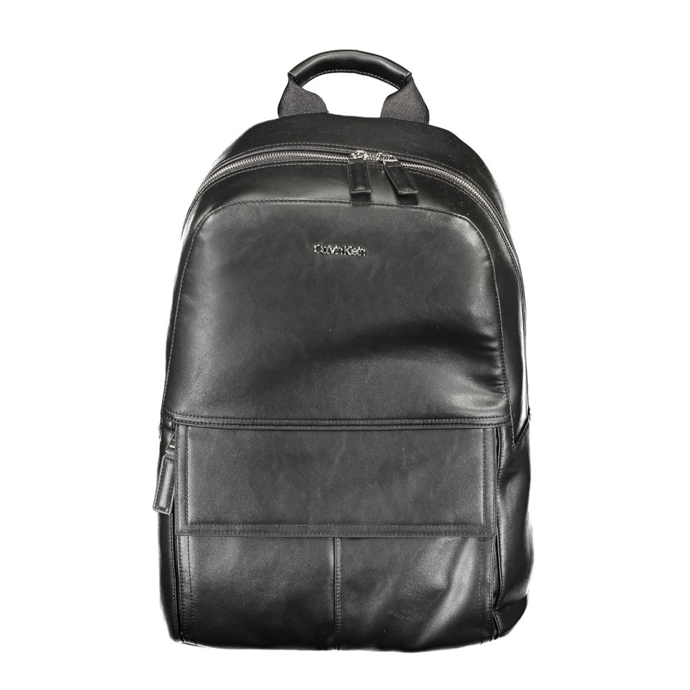 Calvin Klein Black Polyester Men Backpack Main image