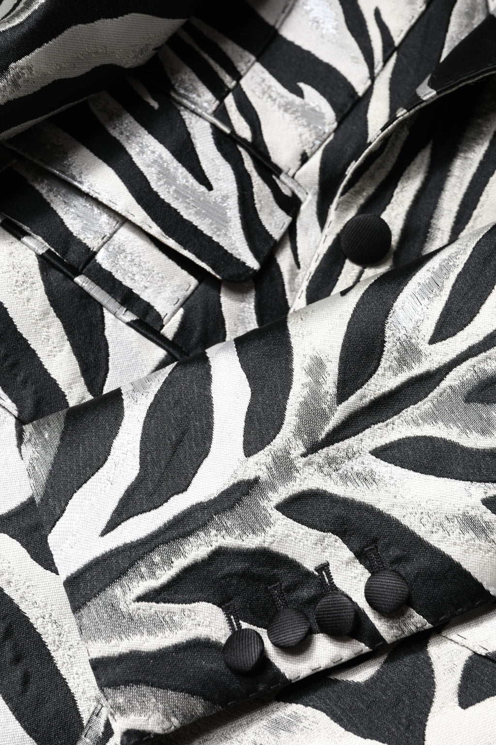 Dolce & Gabbana Black White Polyester Women Blazer Jacket - ACCEXO