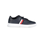Tommy Hilfiger Blu Leather Men Sneaker