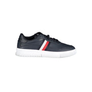 Tommy Hilfiger Blue Leather Men Sneaker