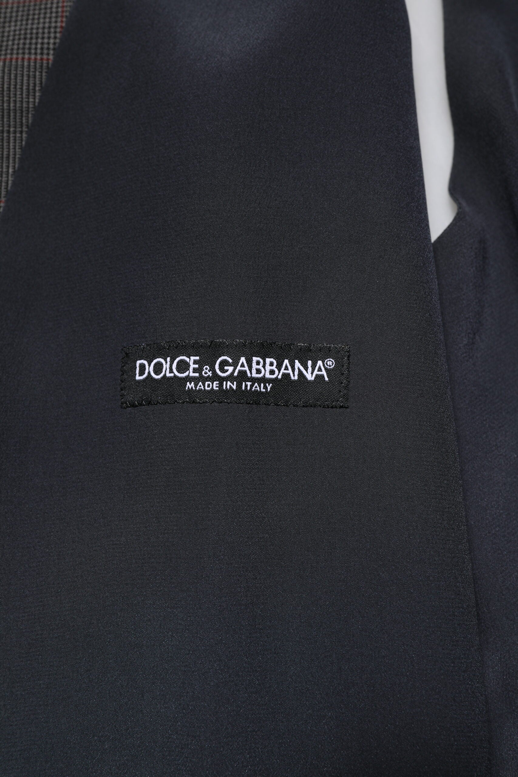 Dolce & Gabbana Gray Plaid Wool Formal Dress Waistcoat Vest - ACCEXO