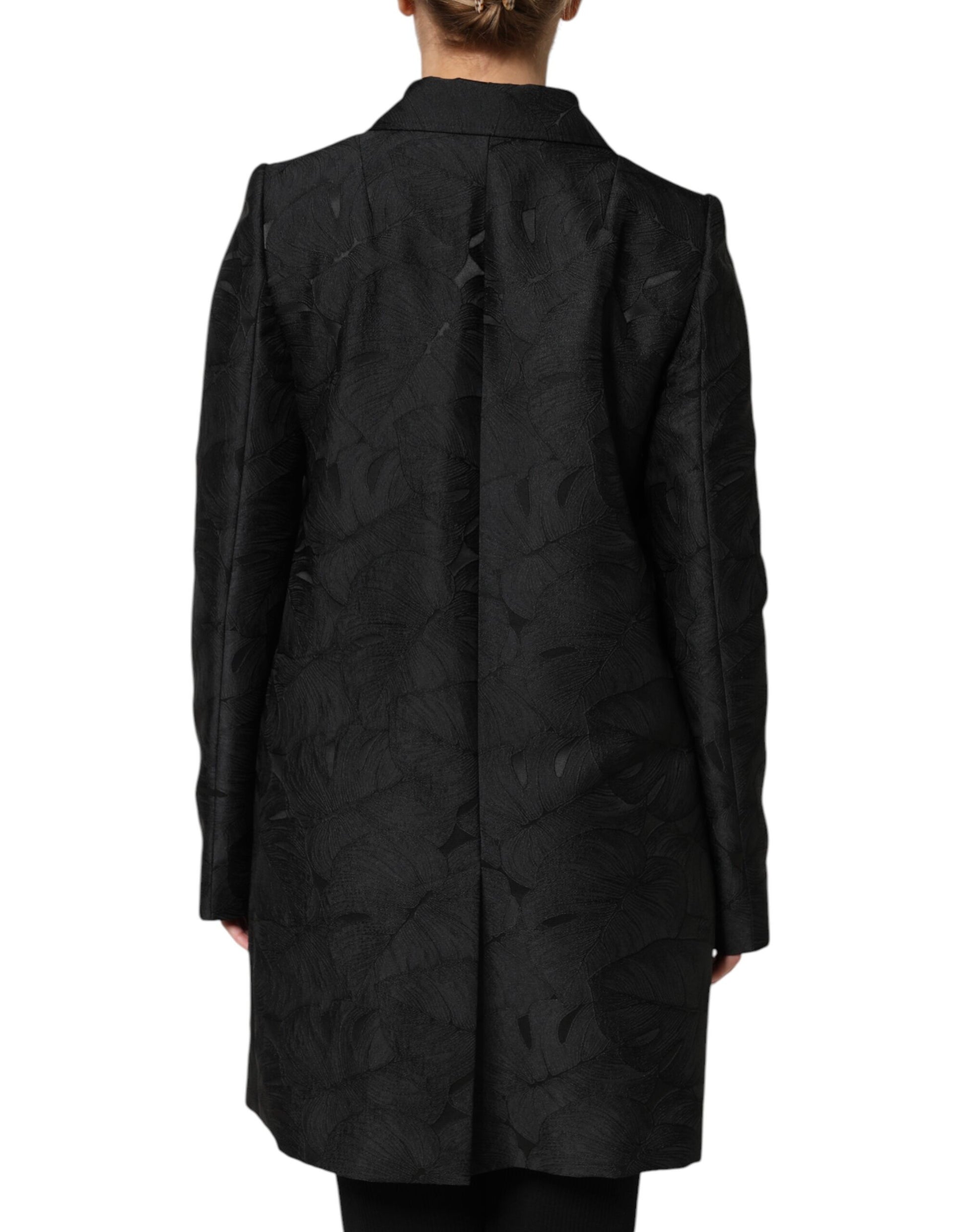 Dolce & Gabbana Black Single Breasted Trench Coat Jacket - ACCEXO