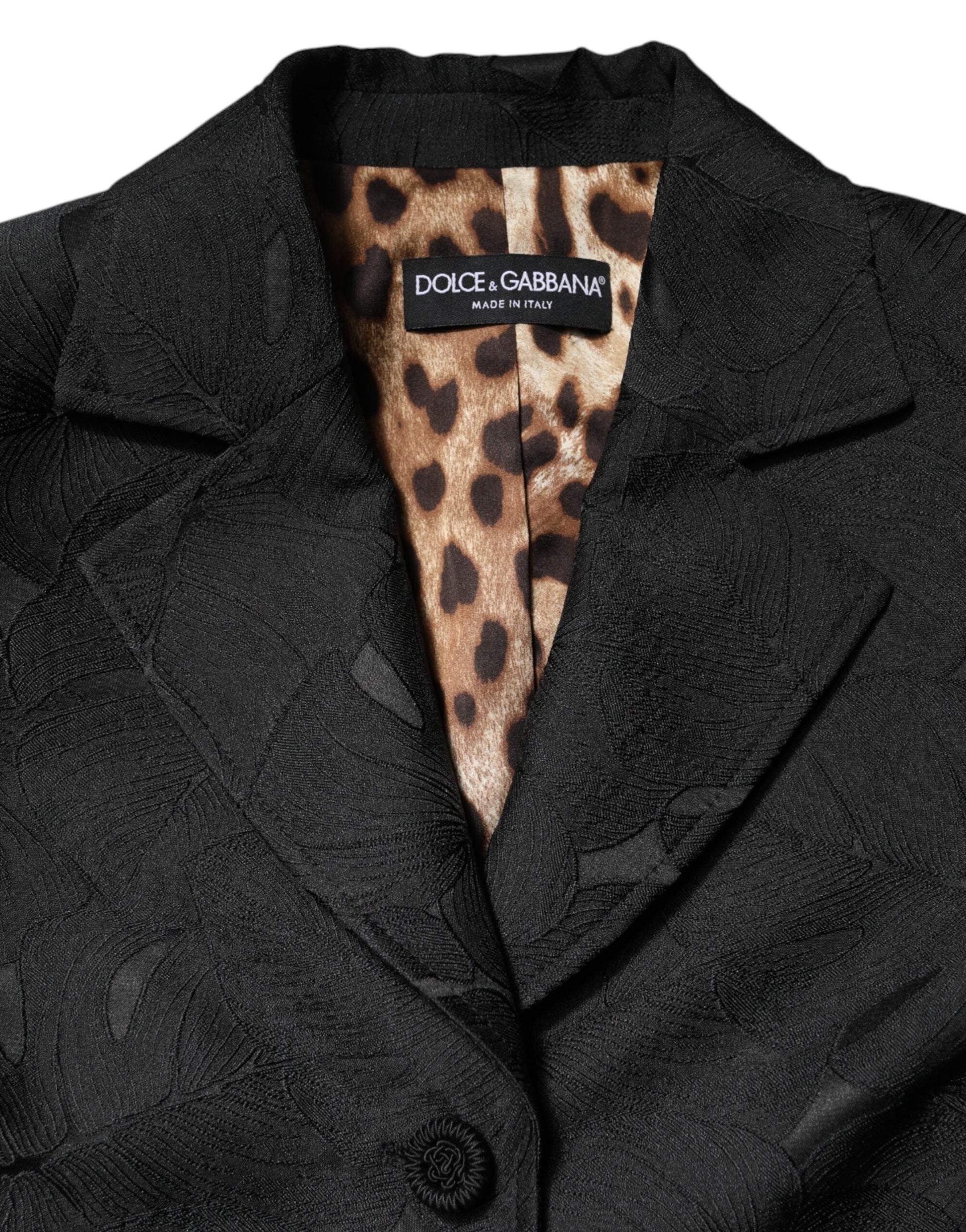 Dolce & Gabbana Black Single Breasted Trench Coat Jacket - ACCEXO