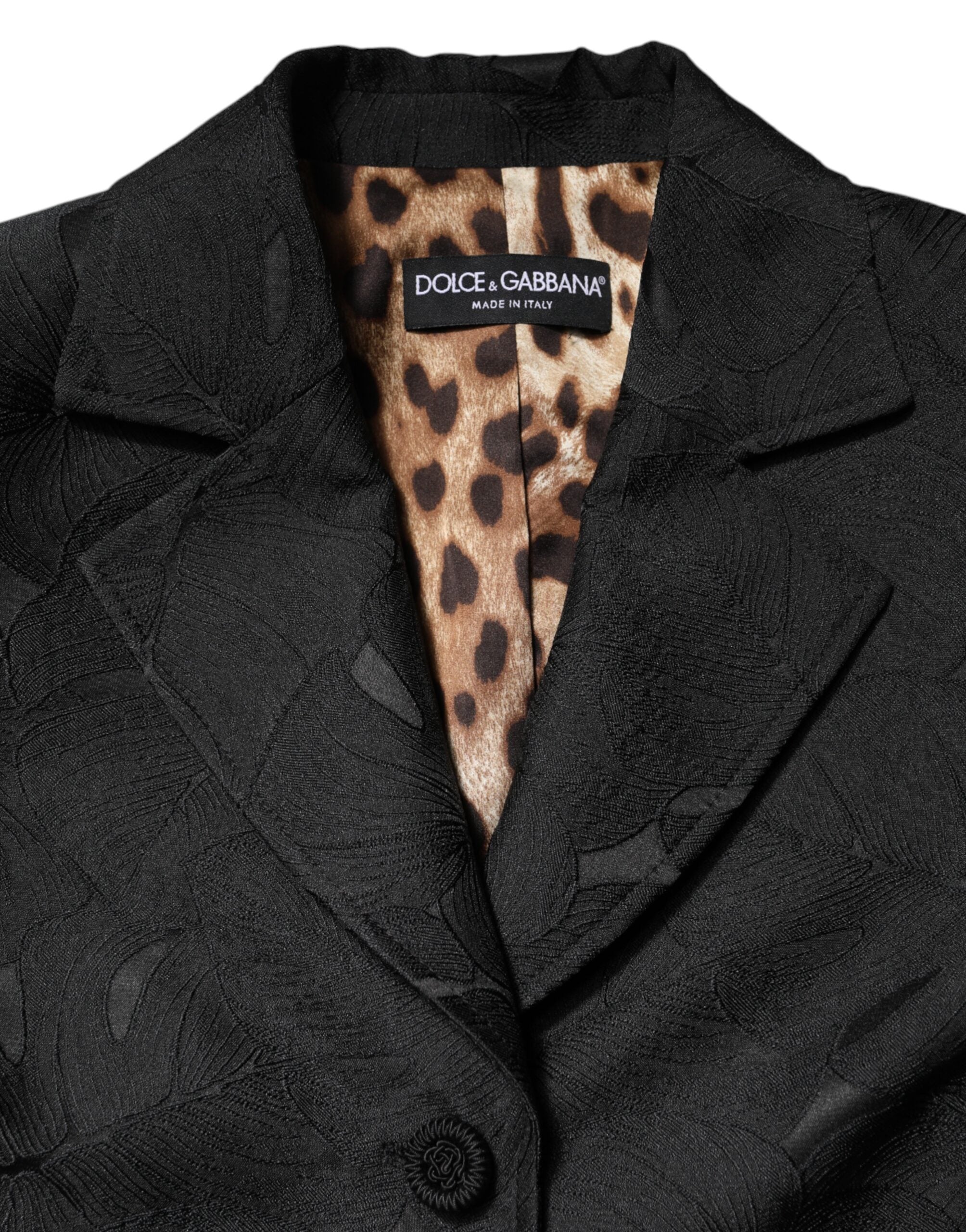 Dolce & Gabbana Black Single Breasted Trench Coat Jacket - ACCEXO