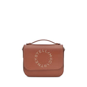 Stella McCartney Logo Flap Bag Eco Embossed Grainy Alter - ACCEXO