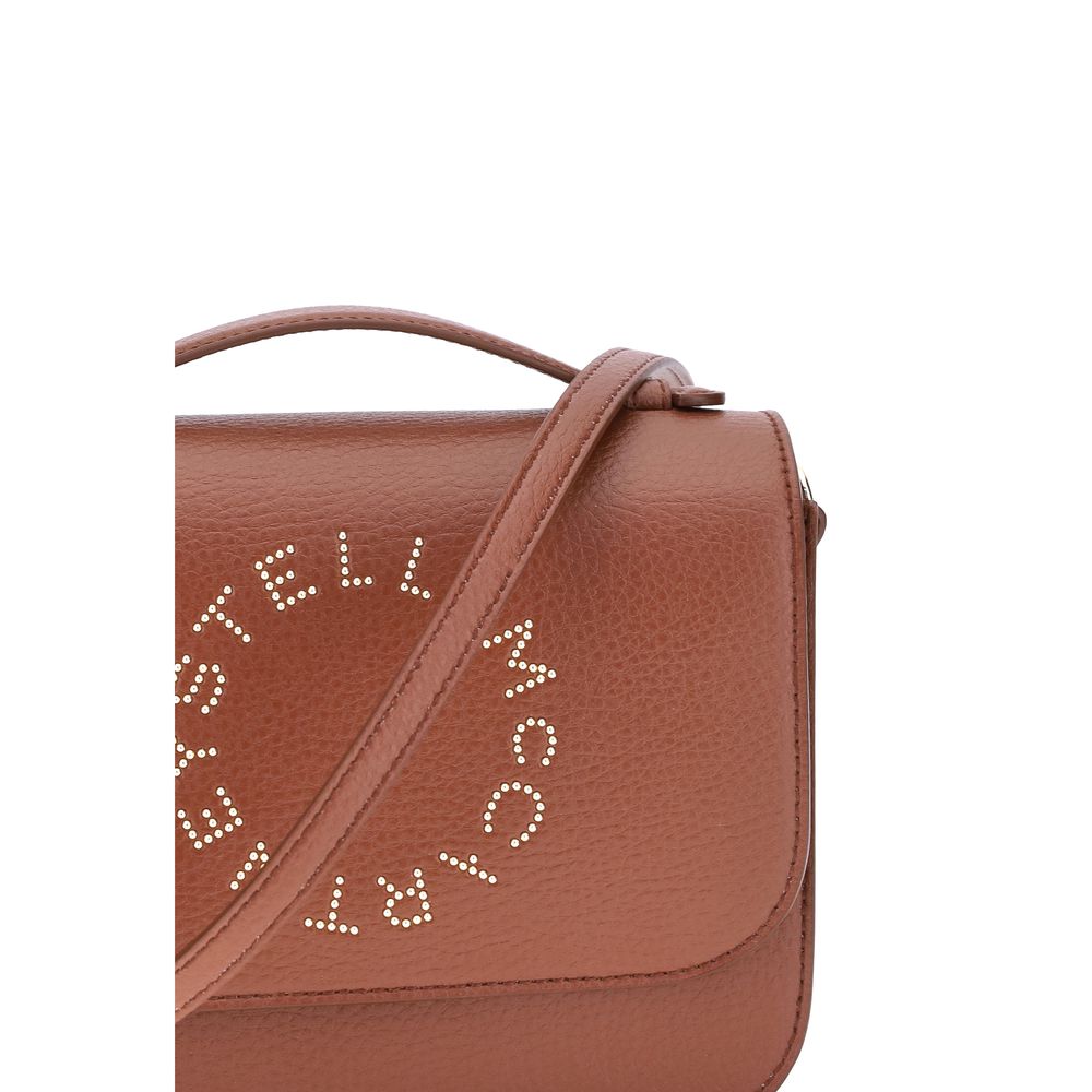 Stella McCartney Logo Flap Bag Eco Embossed Grainy Alter - ACCEXO