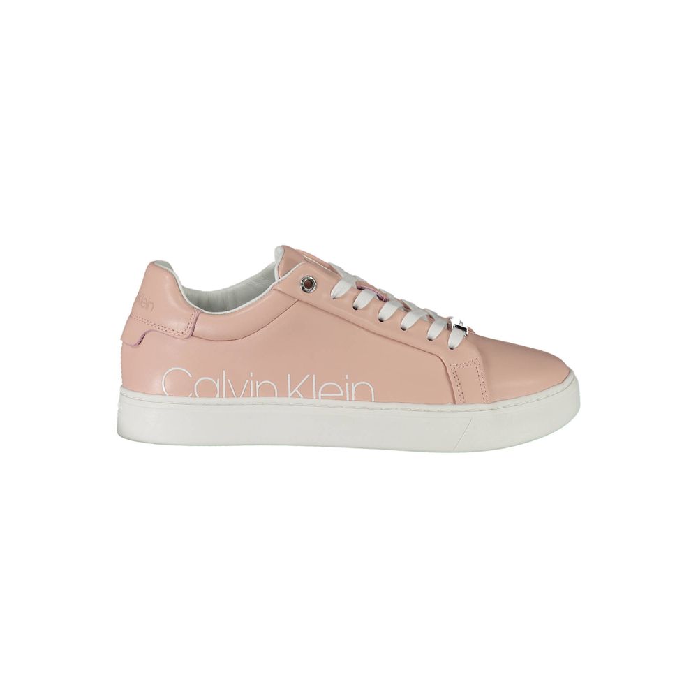 Calvin Klein Rosa Leather Women Sneaker