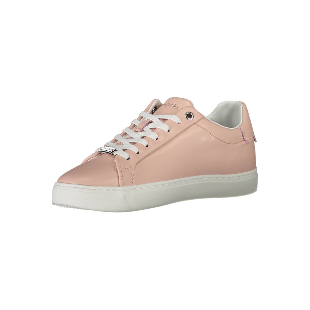 Calvin Klein Rosa Leather Women Sneaker