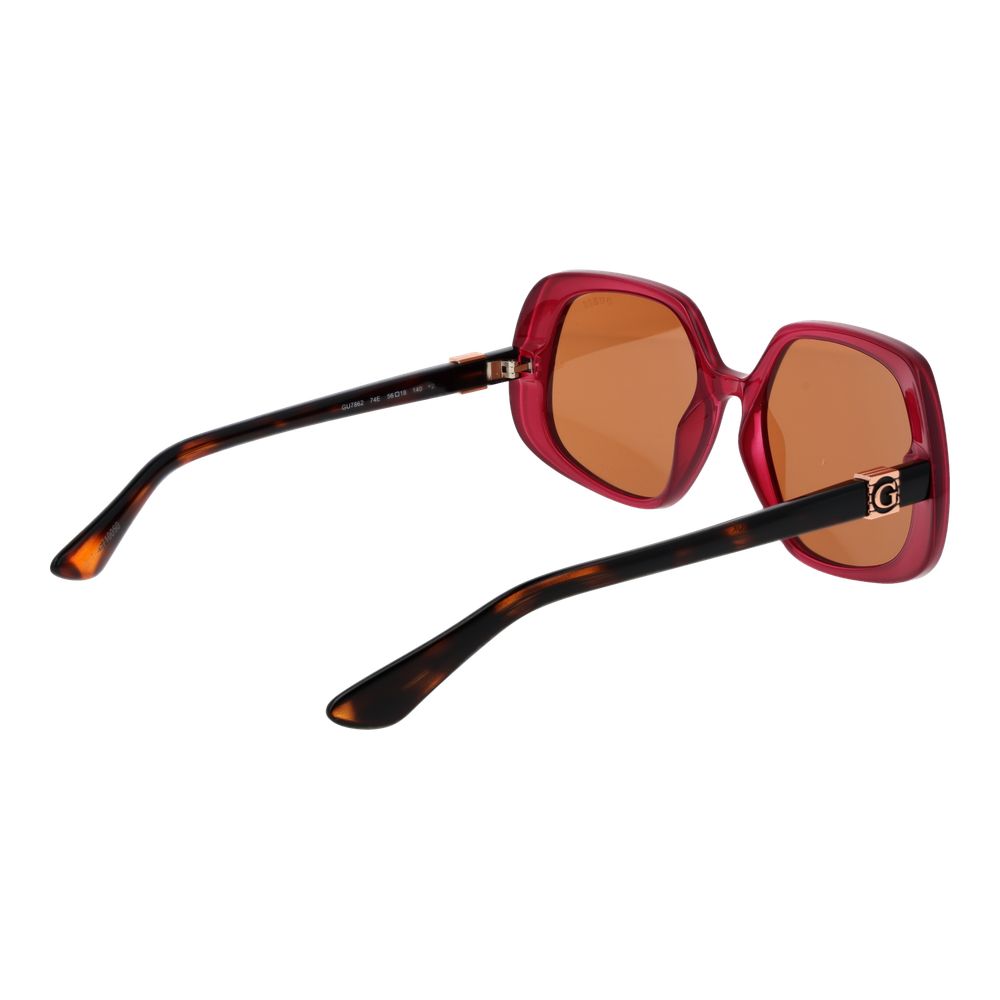 Guess Burgundy Women Sunglasses - ACCEXO