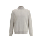 Brunello Cucinelli White Cashmere Sweater