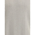 Brunello Cucinelli White Cashmere Sweater