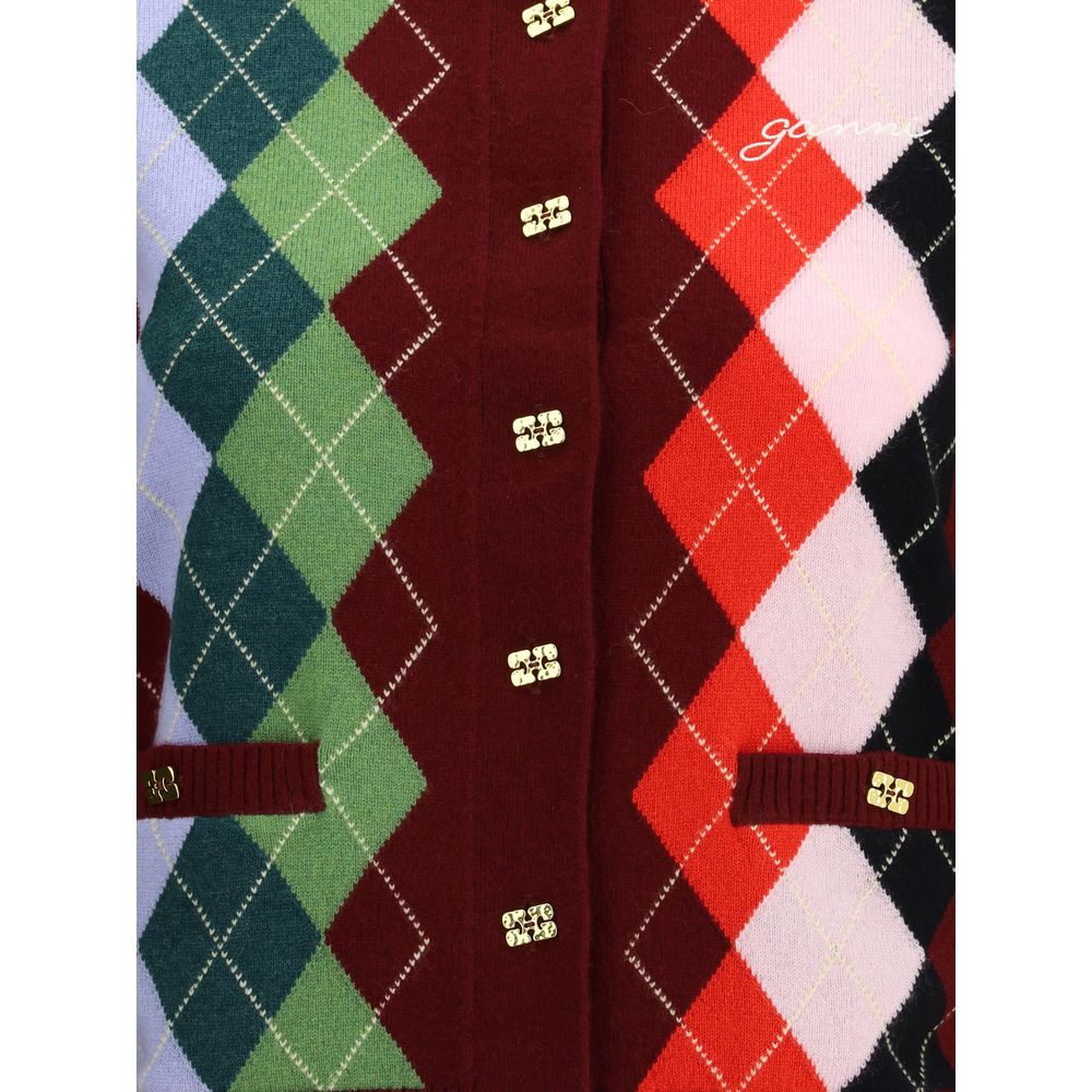 Ganni Check Cardigan - ACCEXO