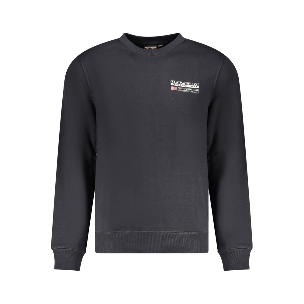 Napapijri Black Cotton Mens Sweatshirt for Men