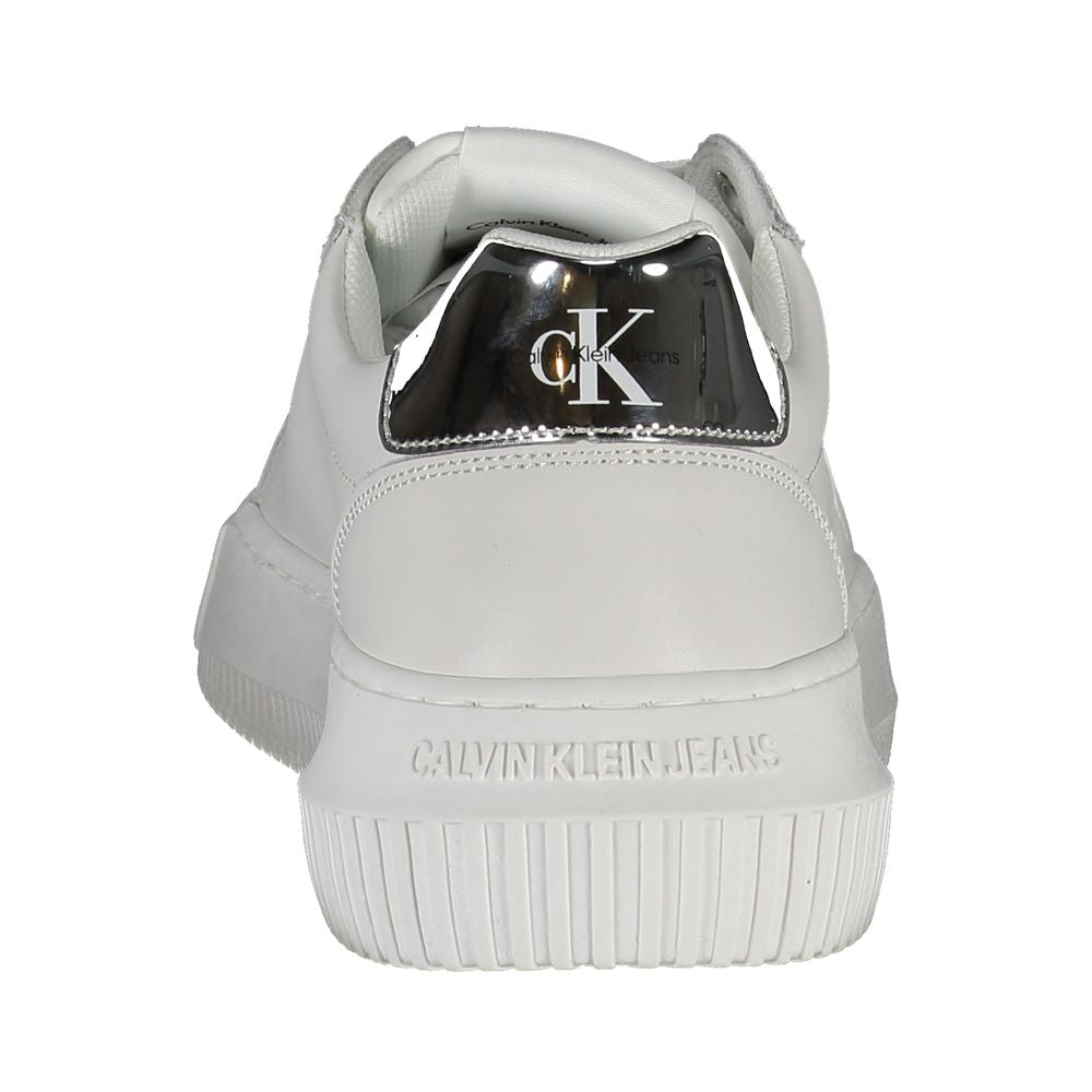 Calvin Klein White Leather Women Sneaker