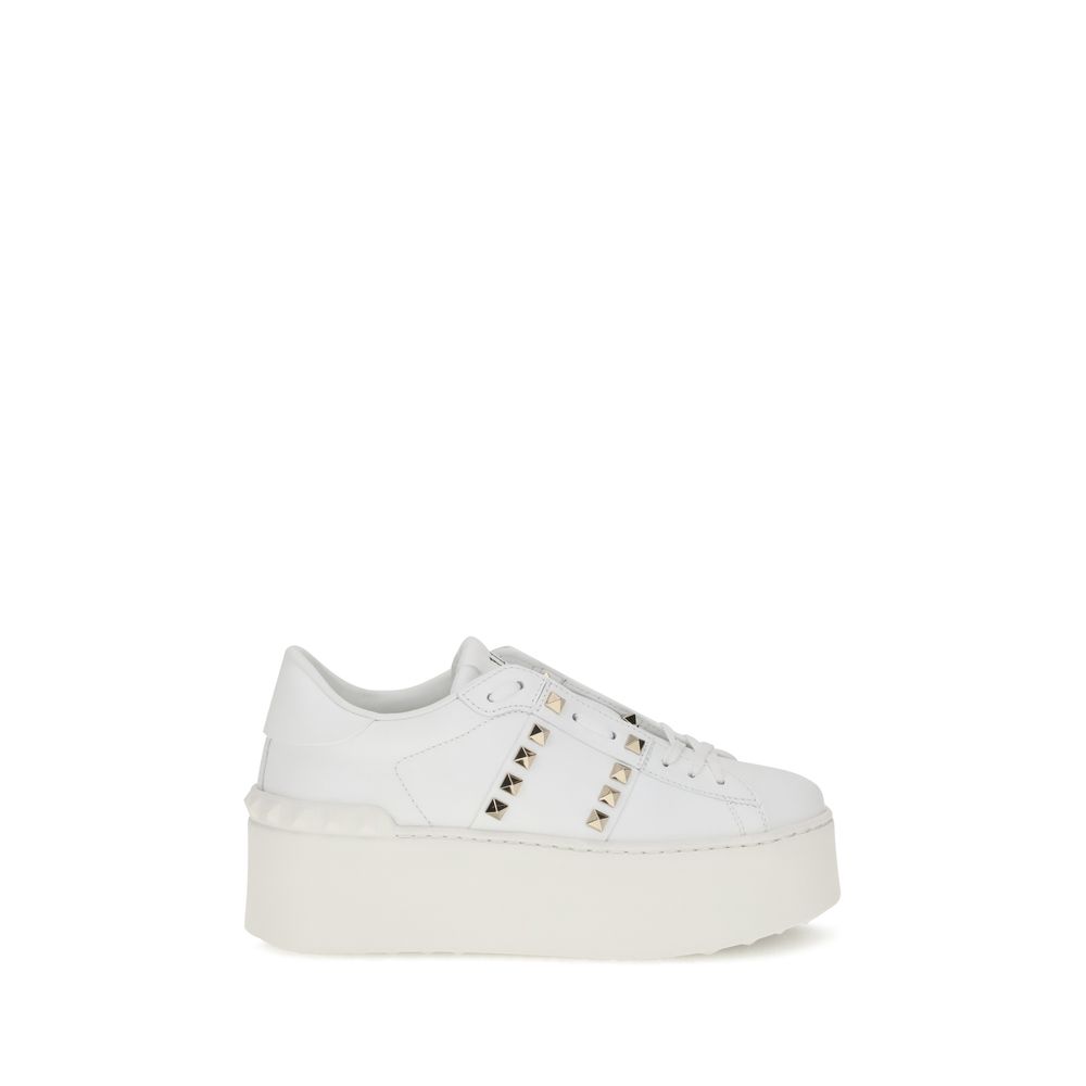 Valentino Garavani Rockstud Untitled Flatform Sneakers - ACCEXO