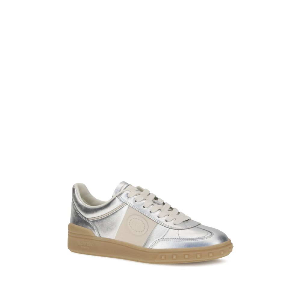 Valentino Garavani Laminated leather Upvillage Sneakers - ACCEXO