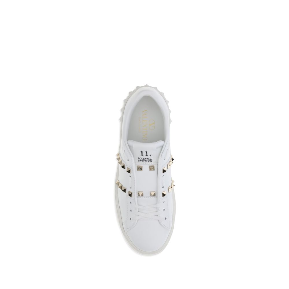 Valentino Garavani Rockstud Untitled Flatform Sneakers - ACCEXO