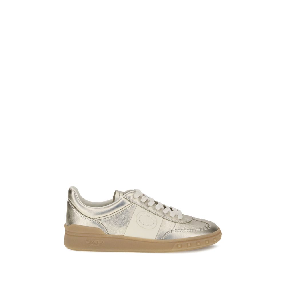 Valentino Garavani Laminated leather Upvillage Sneakers - ACCEXO