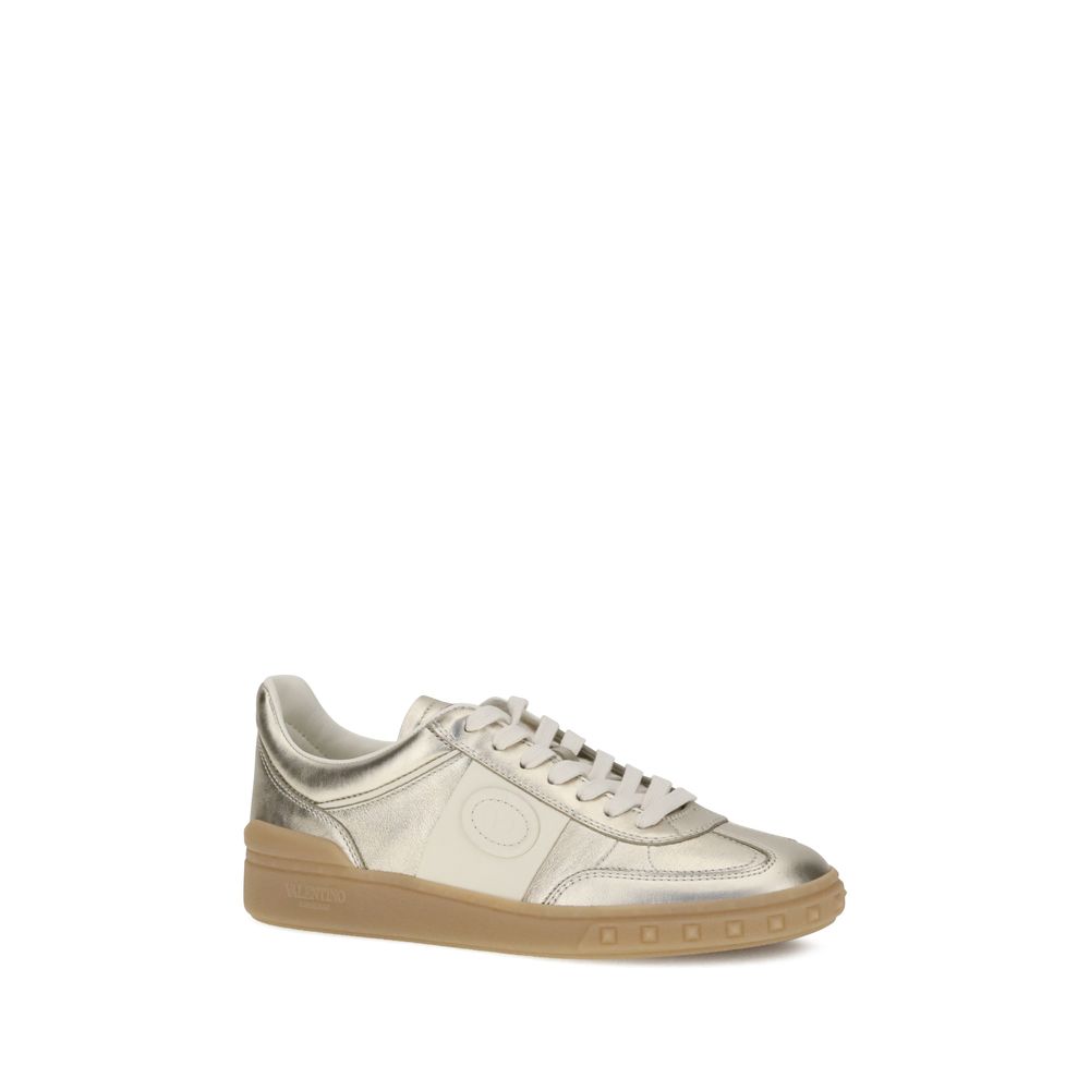 Valentino Garavani Laminated leather Upvillage Sneakers - ACCEXO