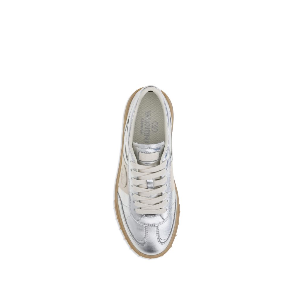 Valentino Garavani Laminated leather Upvillage Sneakers - ACCEXO