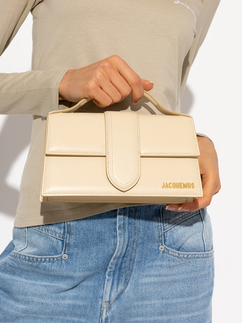 Jacquemus Le Grand Bambino Beige Bag - ACCEXO