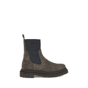 Brunello Cucinelli Suede Ankle Boots - ACCEXO