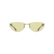 Calvin Klein Green Metal Women Sunglass