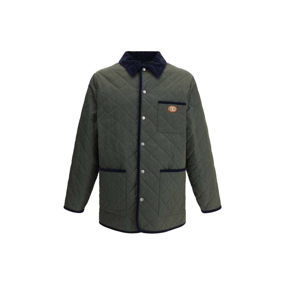 Valentino Logo quilted Jacket - ACCEXO
