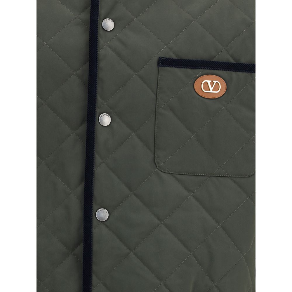 Valentino Logo quilted Jacket - ACCEXO
