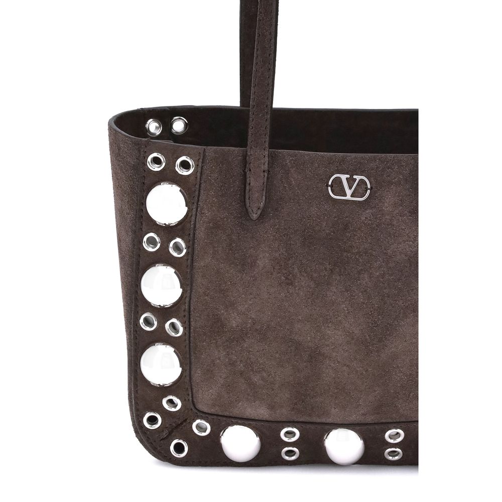 Valentino Garavani Suede Nellcôte Tote Bag - ACCEXO