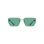 Calvin Klein Green Metal Men Sunglass