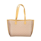 Mario Valentino Beige Polyurethane Women Shoulder Bag