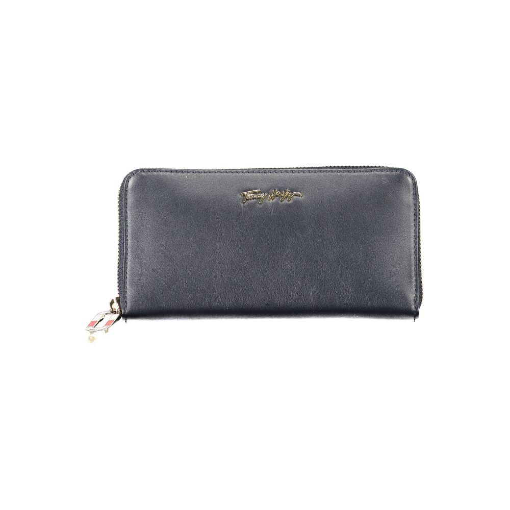 Tommy Hilfiger Blue Leather Women Wallet - ACCEXO