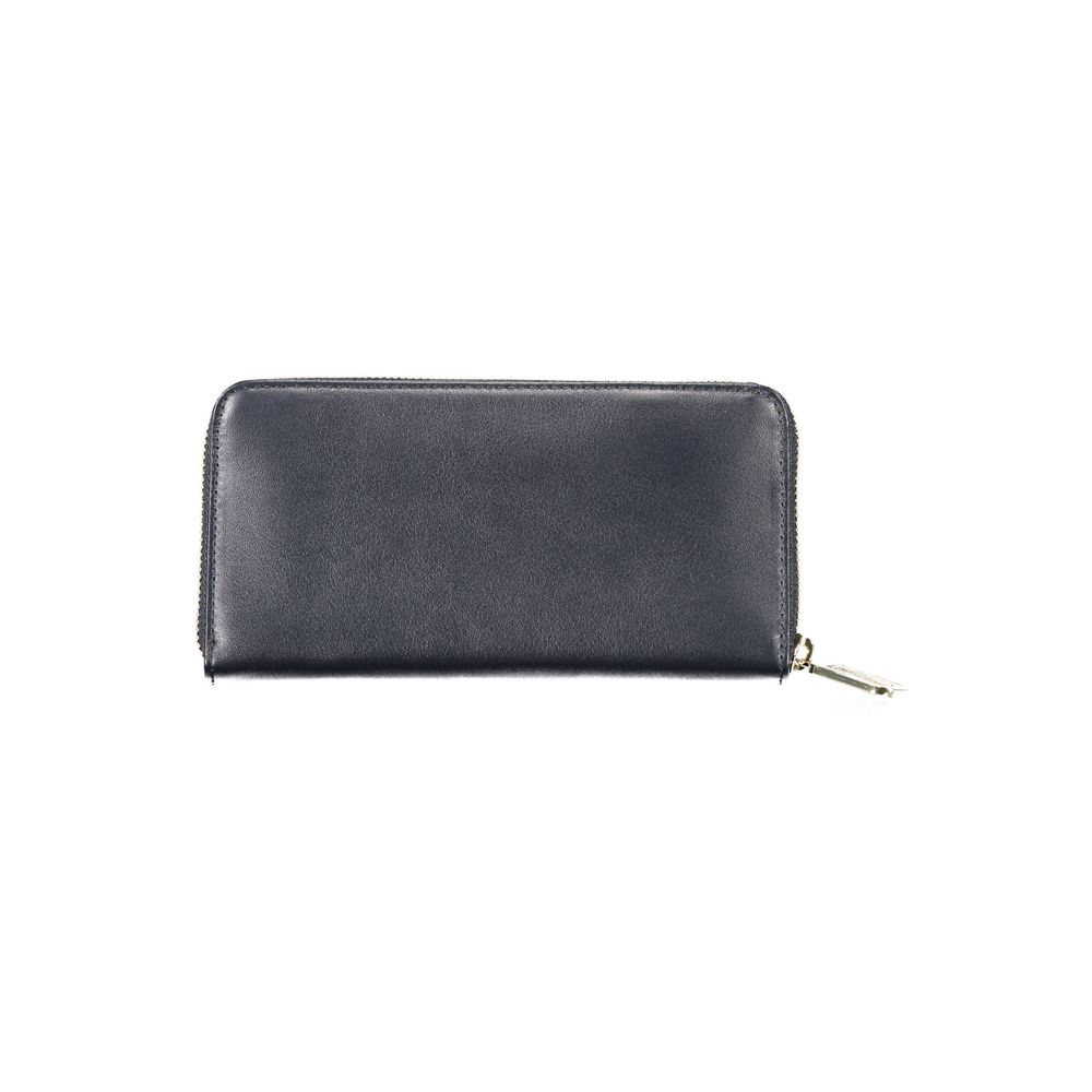 Tommy Hilfiger Blue Leather Women Wallet - ACCEXO