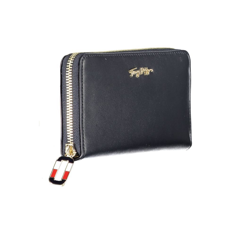 Tommy Hilfiger Blue Leather Women Wallet - ACCEXO