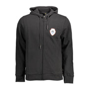 Cavalli Class Black Cotton Men's Hoodie