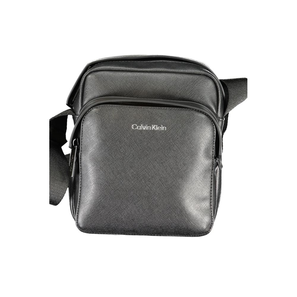 Calvin Klein Black Polyester Men's Shoulder Bag Main image