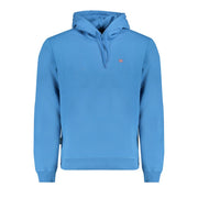Napapijri Blue Cotton Men Sweatshirt