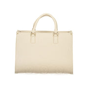 Mario Valentino Beige Polyethylene Women Handbag