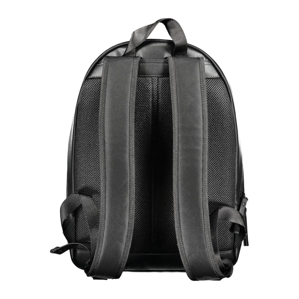 Tommy Hilfiger Black Polyurethane Men's Backpack Secondary image