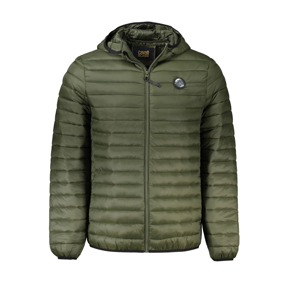 Cavalli Class Green Polyamide Men Jacket Main image