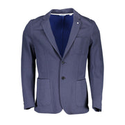 Gant Blue Cotton Men Jacket