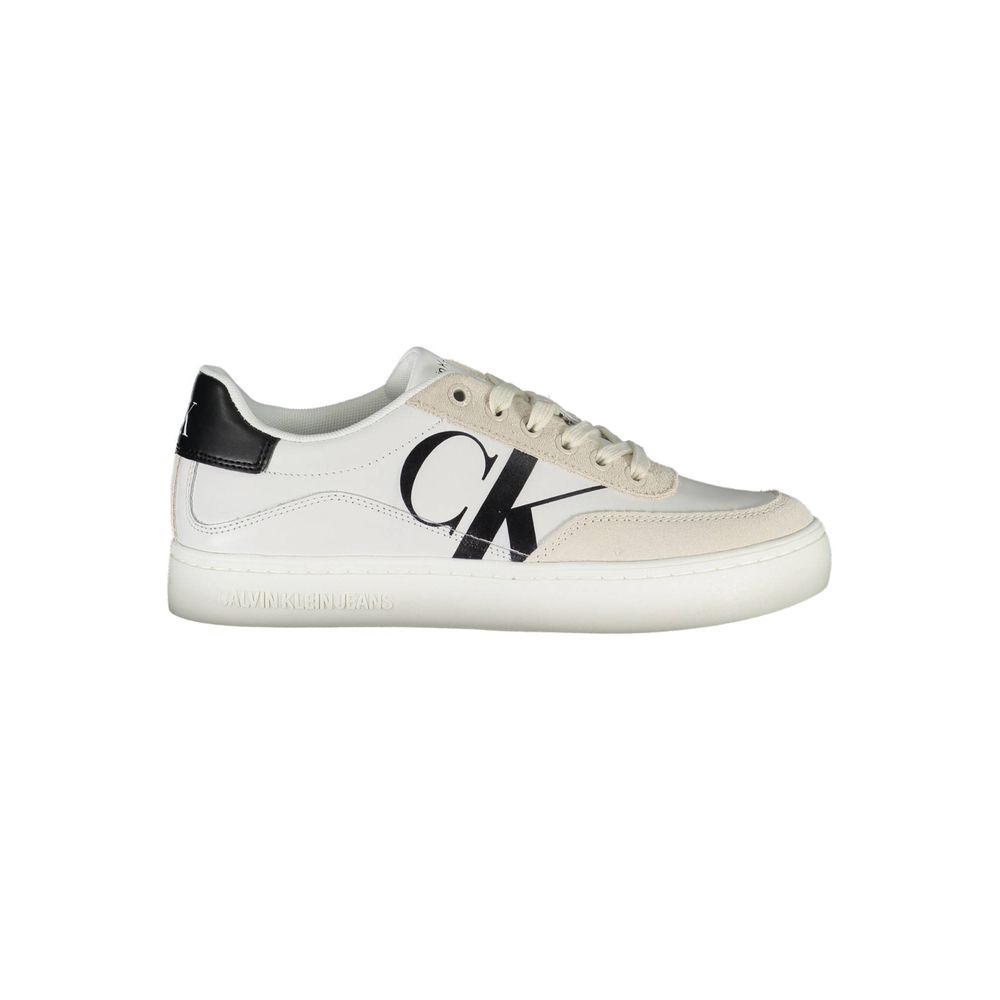 Calvin Klein White Polyester Sneaker - ACCEXO