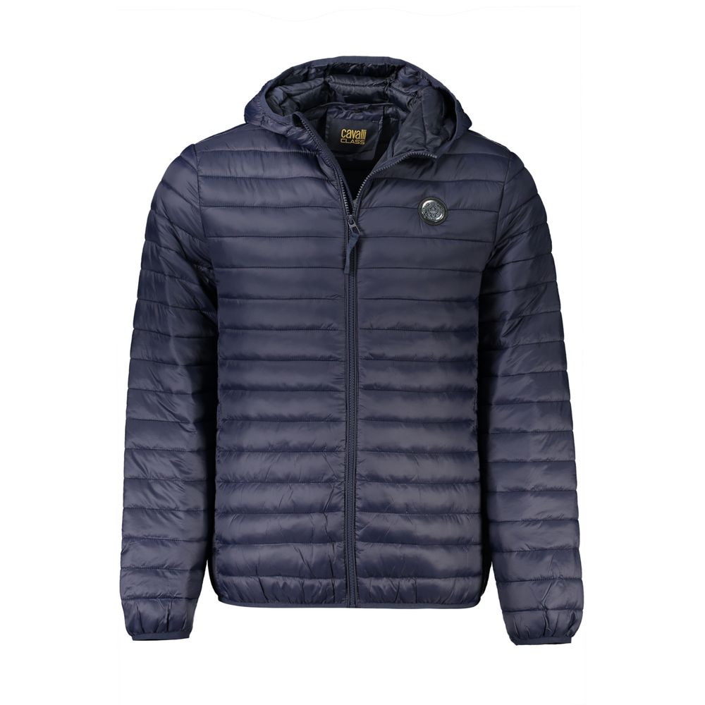 Cavalli Class Blue Polyamide Men's Jacket Main image