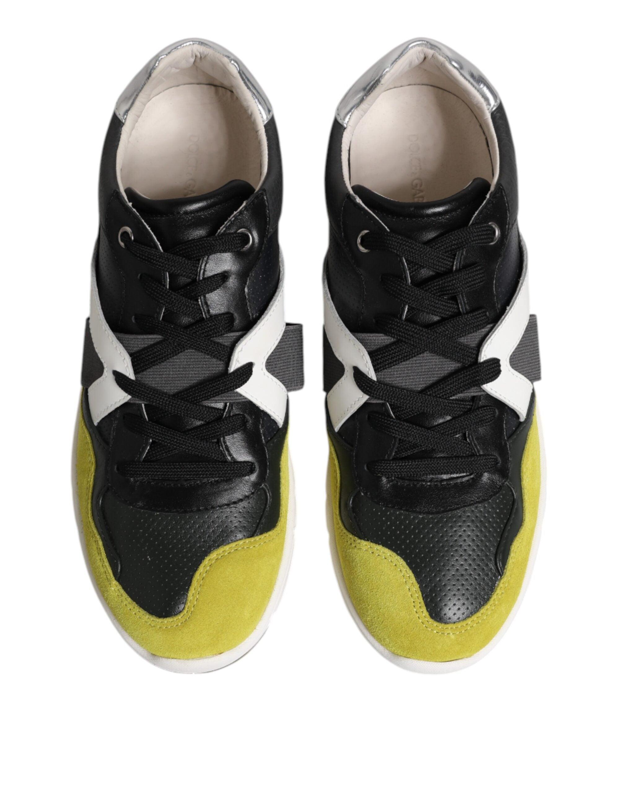 Dolce & Gabbana Multicolor Lace Up Low Top Men Sneakers Shoes - ACCEXO