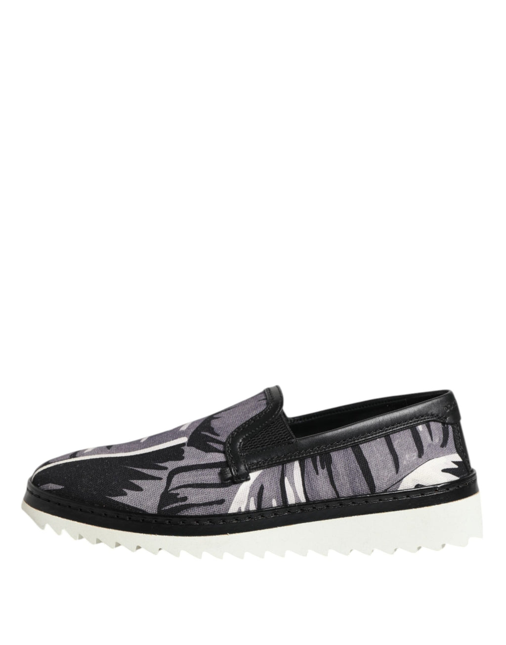 Dolce & Gabbana Black Tropical Slip On Men Sneakers Shoes - ACCEXO