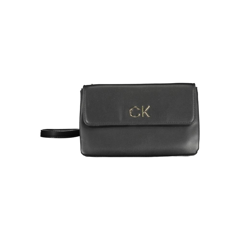 Calvin Klein Black Polyester Handbag - ACCEXO