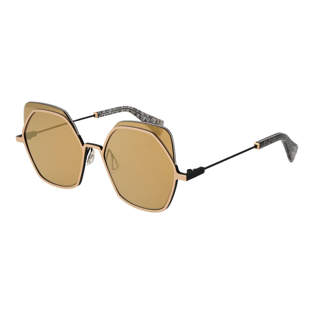Yohji Yamamoto Gold Stainless Steel Sunglasses - Zachava Main image