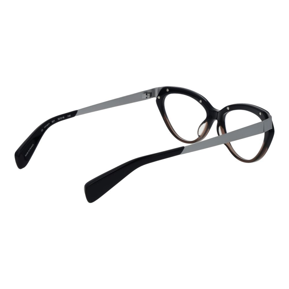 Yohji Yamamoto Black Unisex Optical Frames - ACCEXO